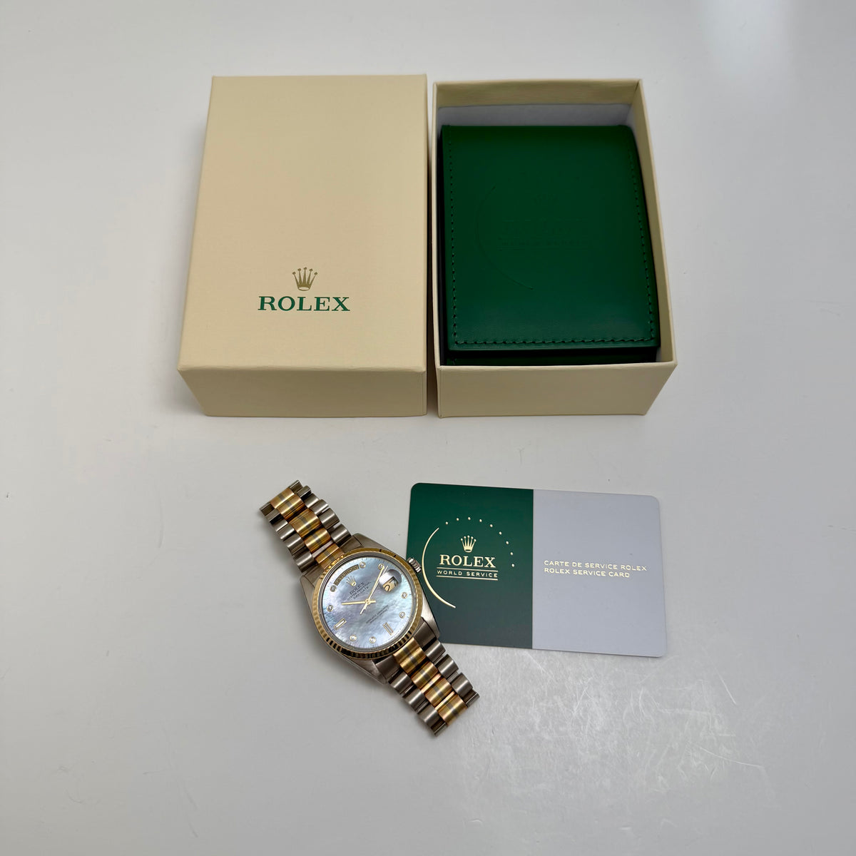 Pre-Owned 1986 Rolex Day-Date 36 Tridor