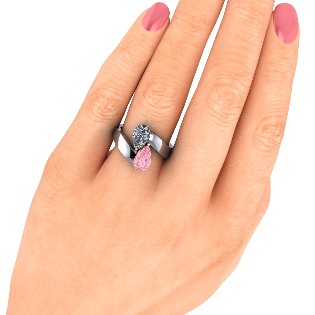 Diamond Blush Ring