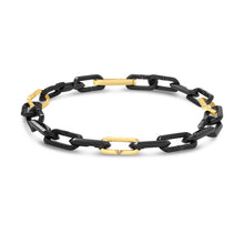 Roberto Coin 18KY & Black Titanium Link Bracelet