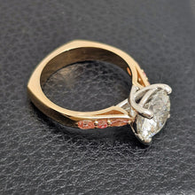 Custom 3.45ct Lab Grown Diamond and Pink Diamond Ring