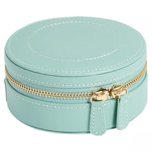 WOLF Sophia Jewellery Mini Round Zip Case Jade