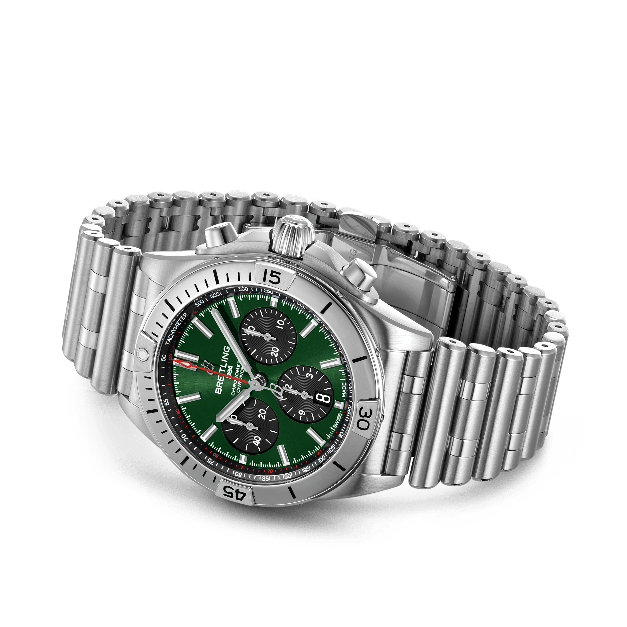 Breitling chrono matic watch deals