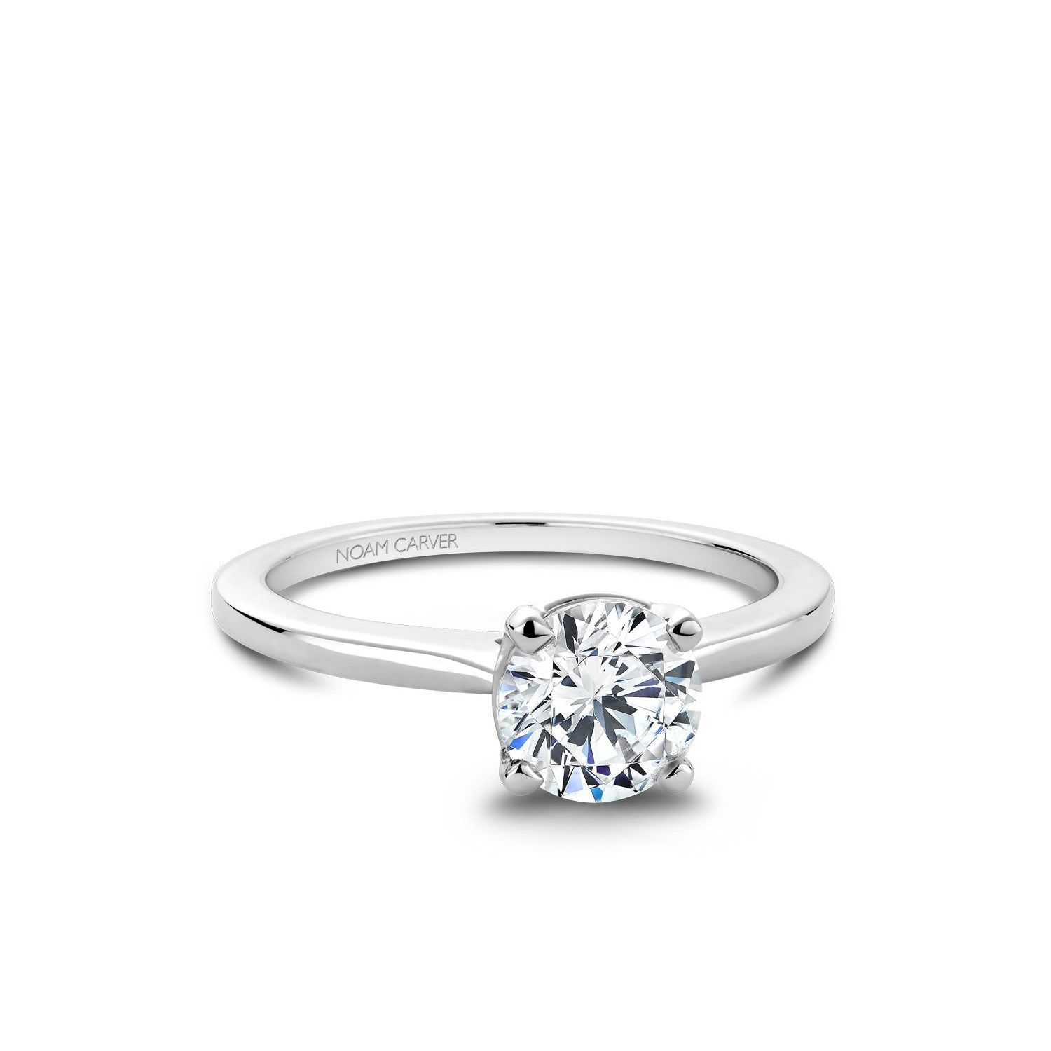 Noam Carver Round Diamond Engagement Ring
