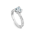 Noam Carver Round Diamond Engagement Ring