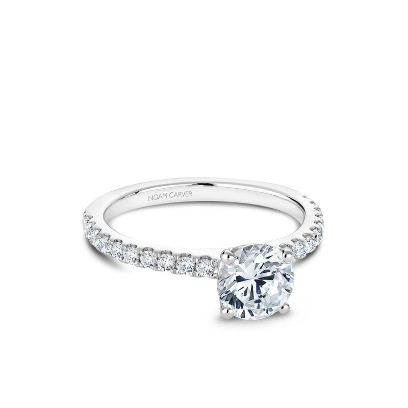 Noam Carver Round Diamond Engagement Ring