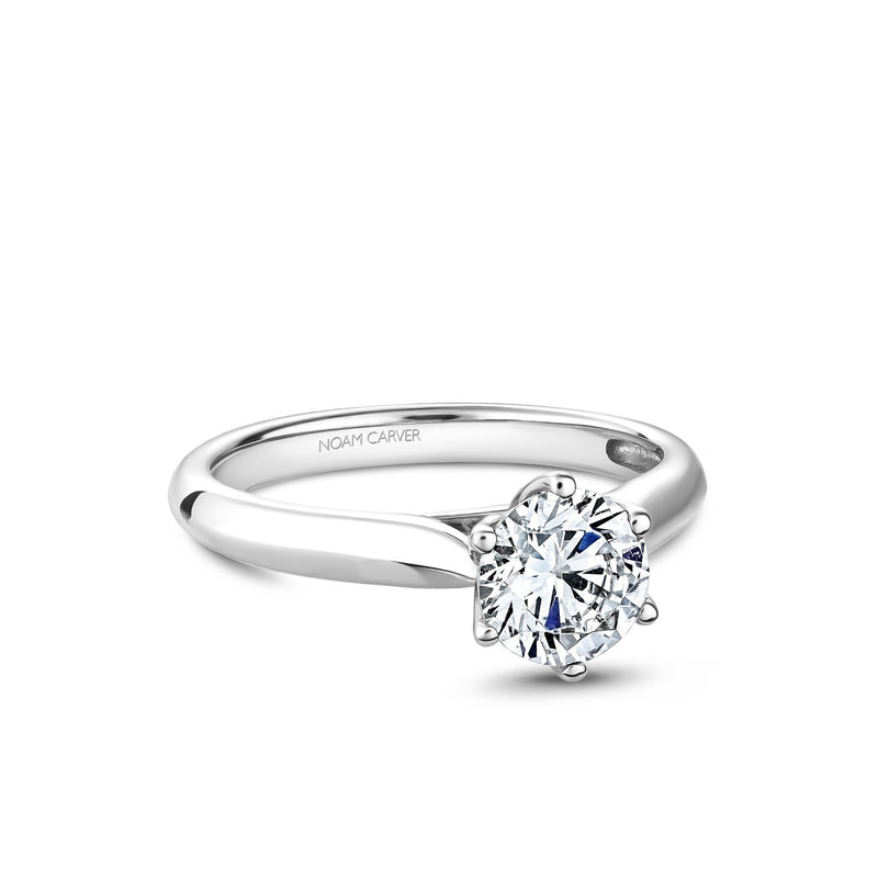 Noam Carver Round Diamond Engagement Ring