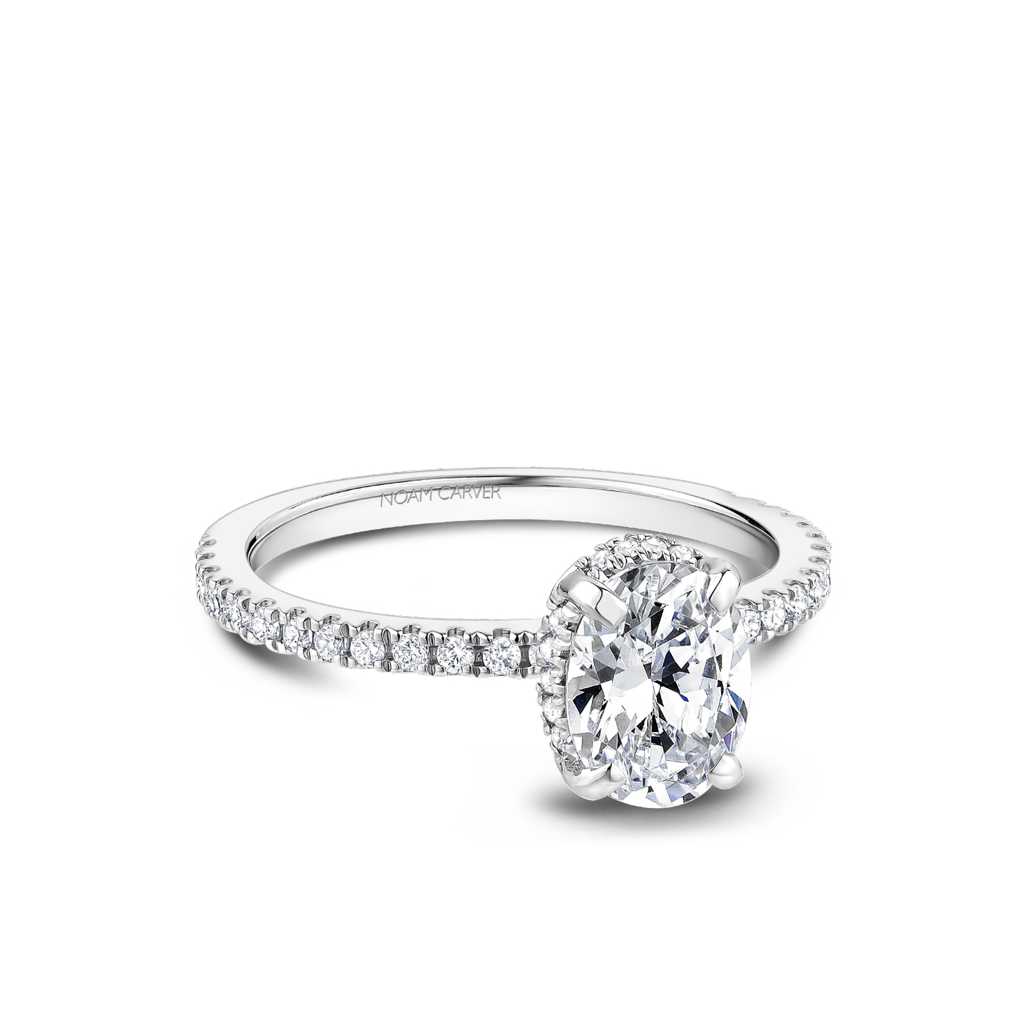 Flat oval 2025 engagement rings