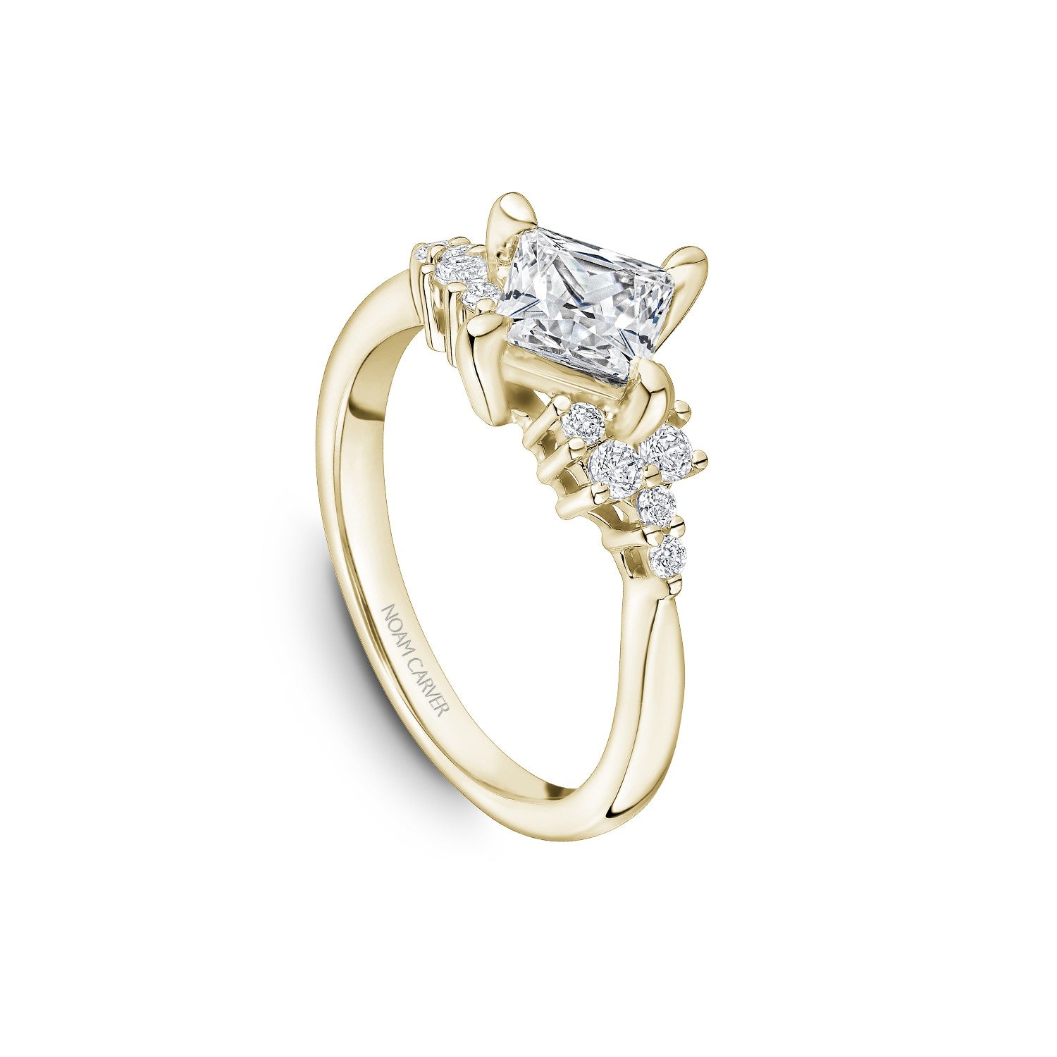 Noam Carver Princess Cut Diamond Engagement Ring