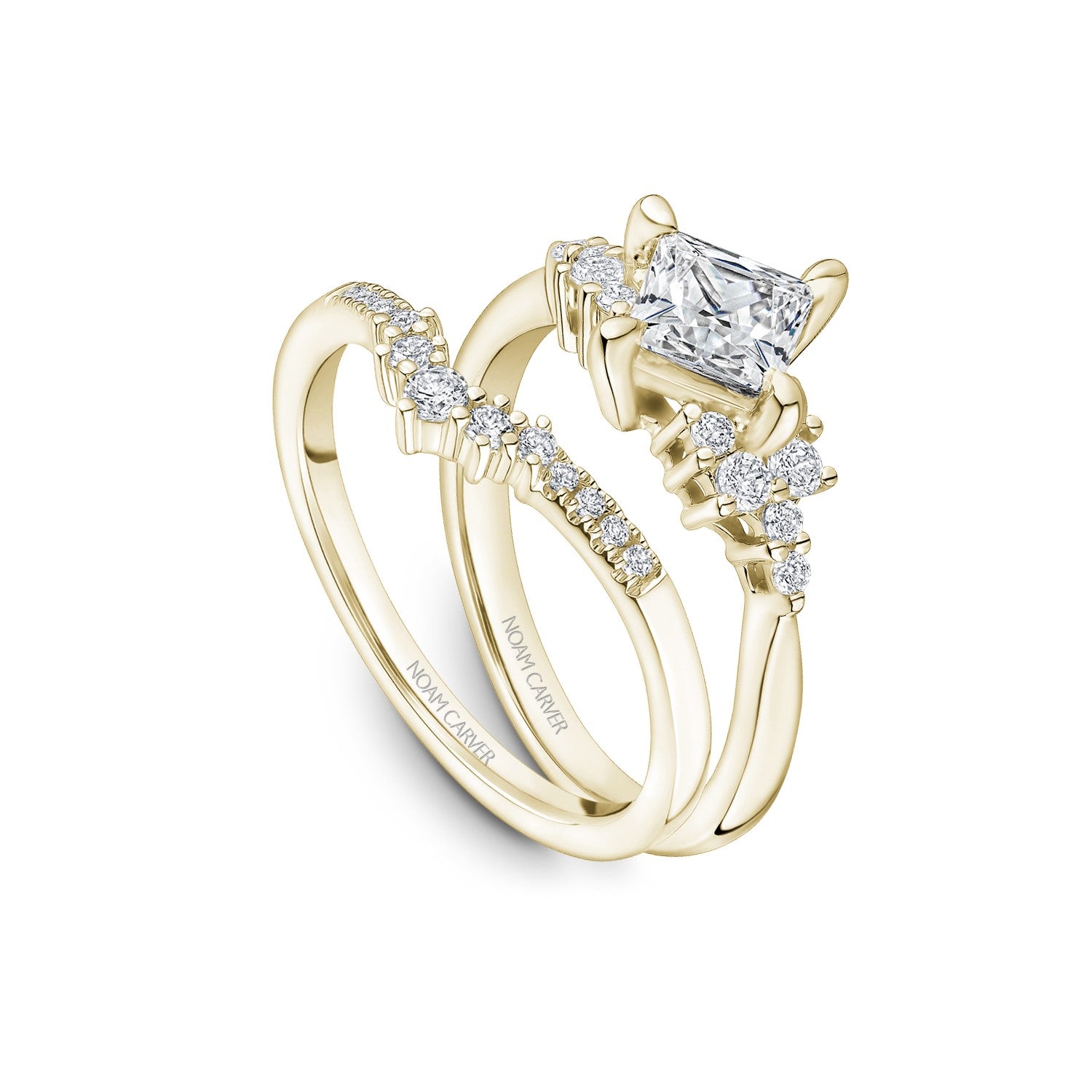 Noam Carver Princess Cut Diamond Engagement Ring