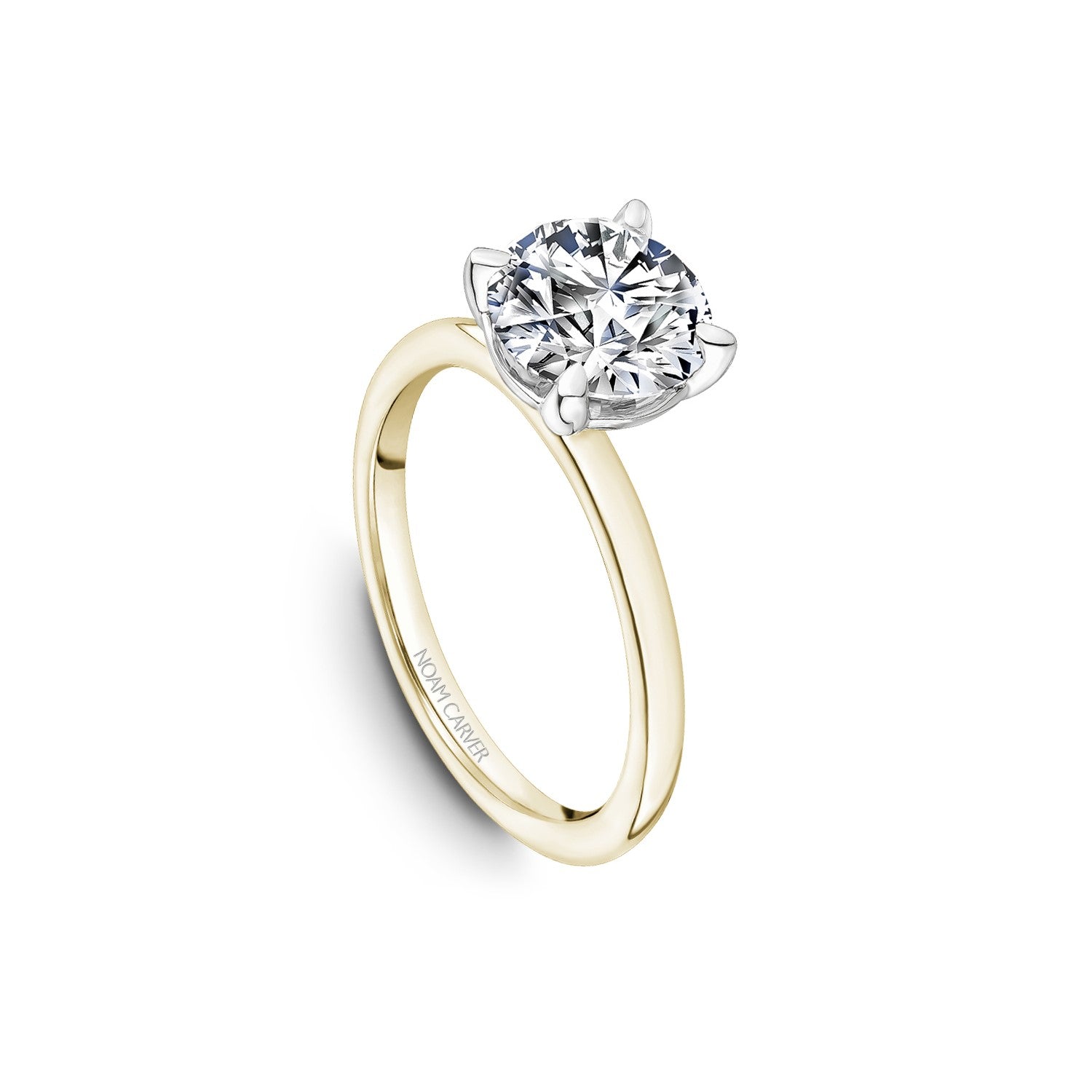 Noam Carver Round Diamond Engagement Ring