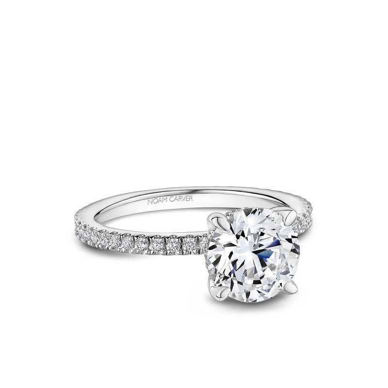 Noam Carver Round Diamond Engagement Ring
