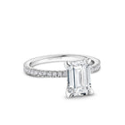 Noam Carver Emerald-Cut Diamond Engagement Ring