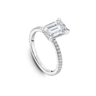 Noam Carver Emerald-Cut Diamond Engagement Ring
