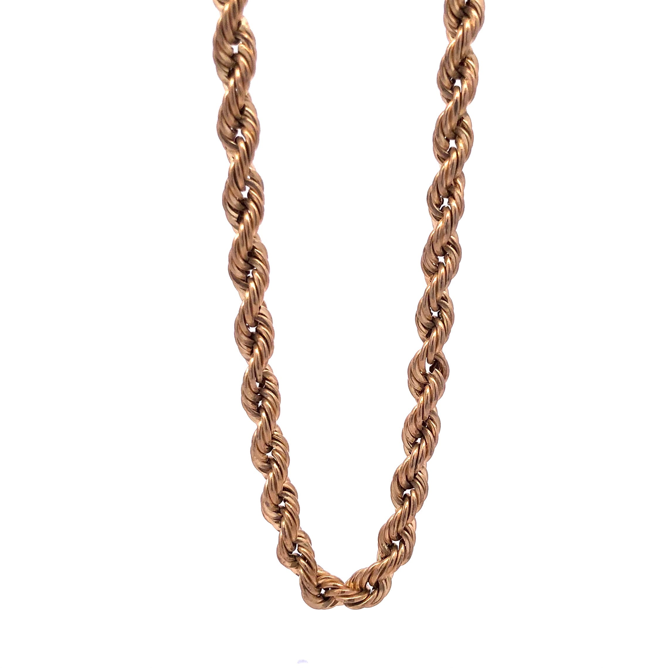 Estate 10KY Hollow Rope Chain 27''