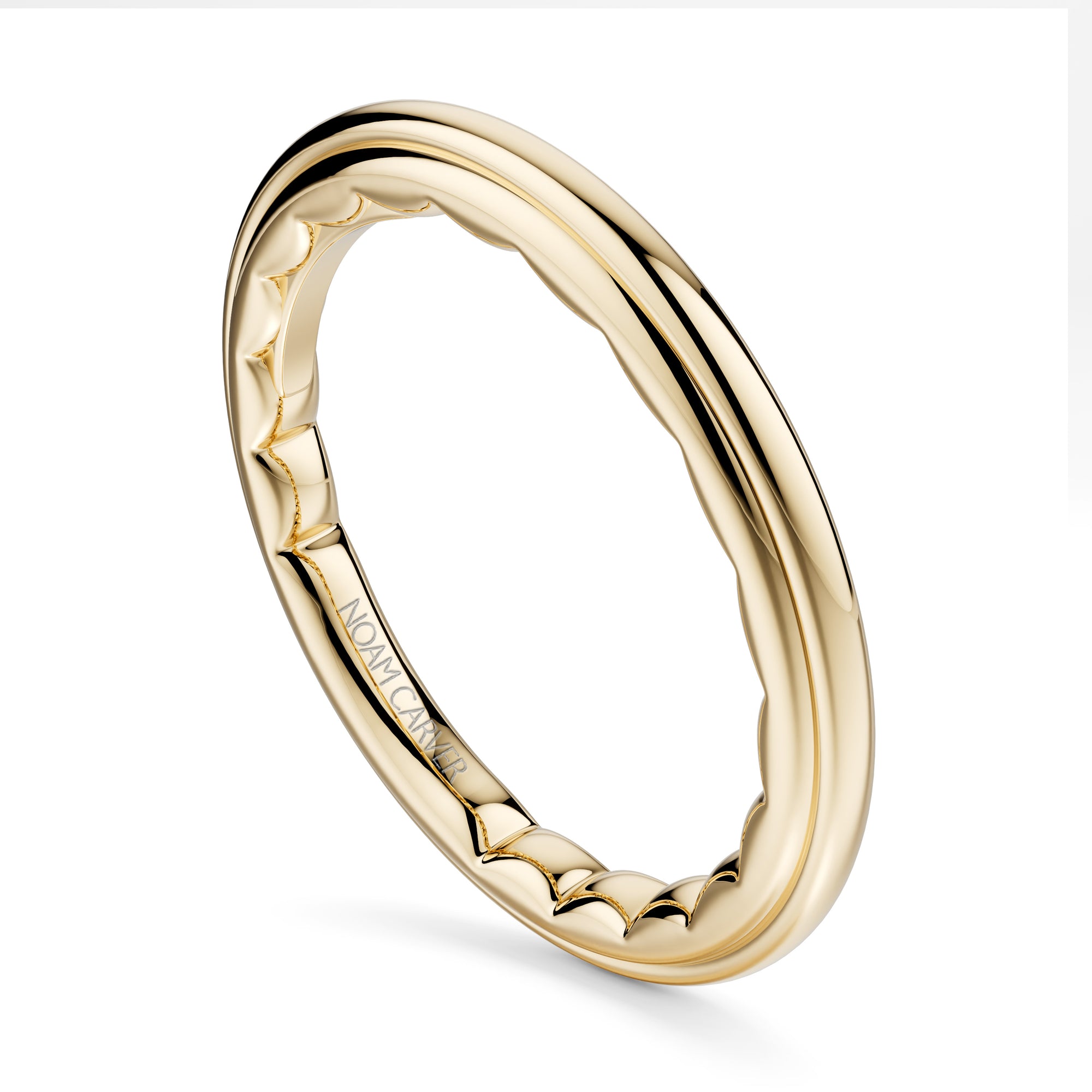 Noam Carver Luna Oval Diamond Engagement Ring