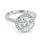 Noam Carver Luna Round Diamond Engagement Ring