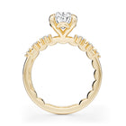 Noam Carver Luna Oval Diamond Engagement Ring