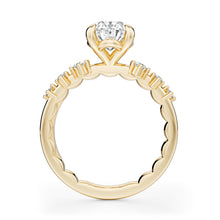 Noam Carver Luna Oval Diamond Engagement Ring