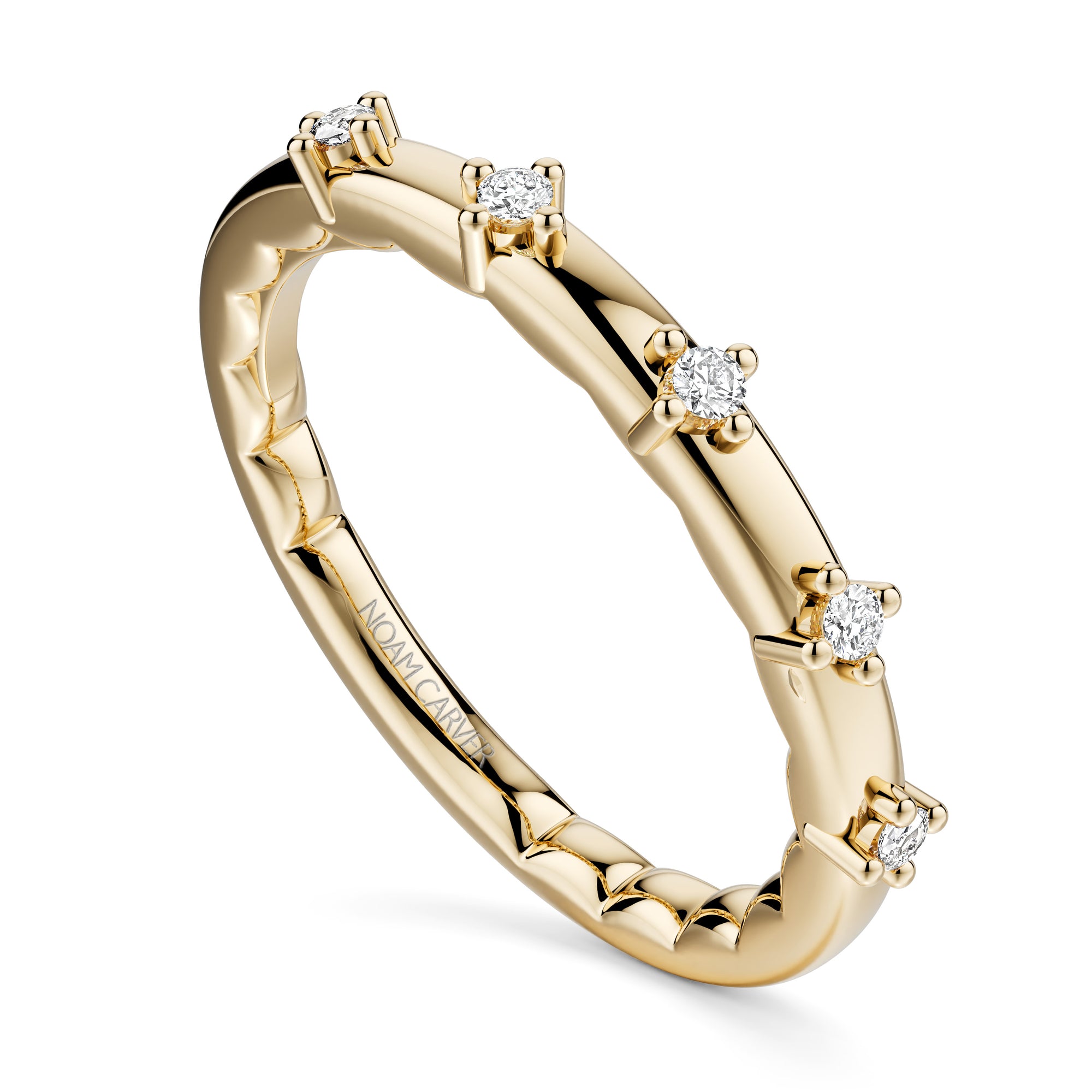 Noam Carver Luna Oval Diamond Engagement Ring