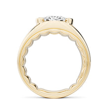 Noam Carver Luna Oval Diamond Engagement Ring