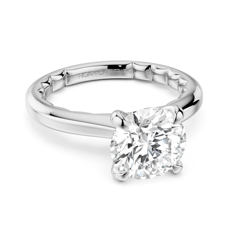 Noam Carver Luna Round Diamond Engagement Ring