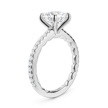 Noam Carver Luna Round Diamond Engagement Ring