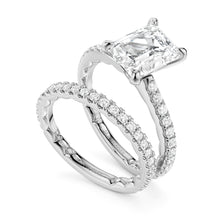 Noam Carver Luna Emerald Diamond Engagement Ring