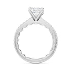 Noam Carver Luna Emerald Diamond Engagement Ring