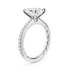 Noam Carver Luna Emerald Diamond Engagement Ring