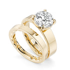 Noam Carver Luna Round Diamond Engagement Ring