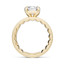 Noam Carver Luna Emerald Diamond Engagement Ring