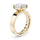 Noam Carver Luna Emerald Diamond Engagement Ring