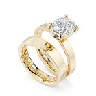 Noam Carver Luna Oval Diamond Engagement Ring