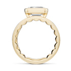 Noam Carver Luna Emerald Diamond Engagement Ring