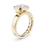 Noam Carver Luna Emerald Diamond Engagement Ring