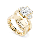 Noam Carver Luna Emerald Diamond Engagement Ring