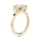 Noam Carver Luna Emerald Diamond Engagement Ring