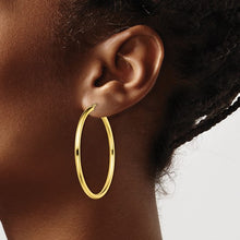 Sterling Silver Goldtone 45mm Hoop Earrings