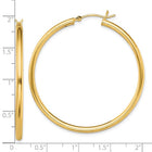 Sterling Silver Goldtone 45mm Hoop Earrings