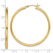 Sterling Silver Goldtone 45mm Hoop Earrings