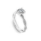 Noam Carver Round Diamond Engagement Ring
