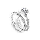 Noam Carver Round Diamond Engagement Ring