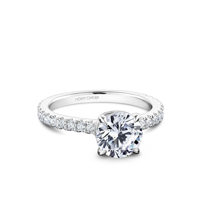 Noam Carver Round Diamond Engagement Ring