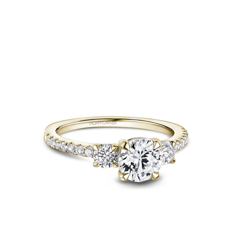 Noam Carver Round Diamond Engagement Ring