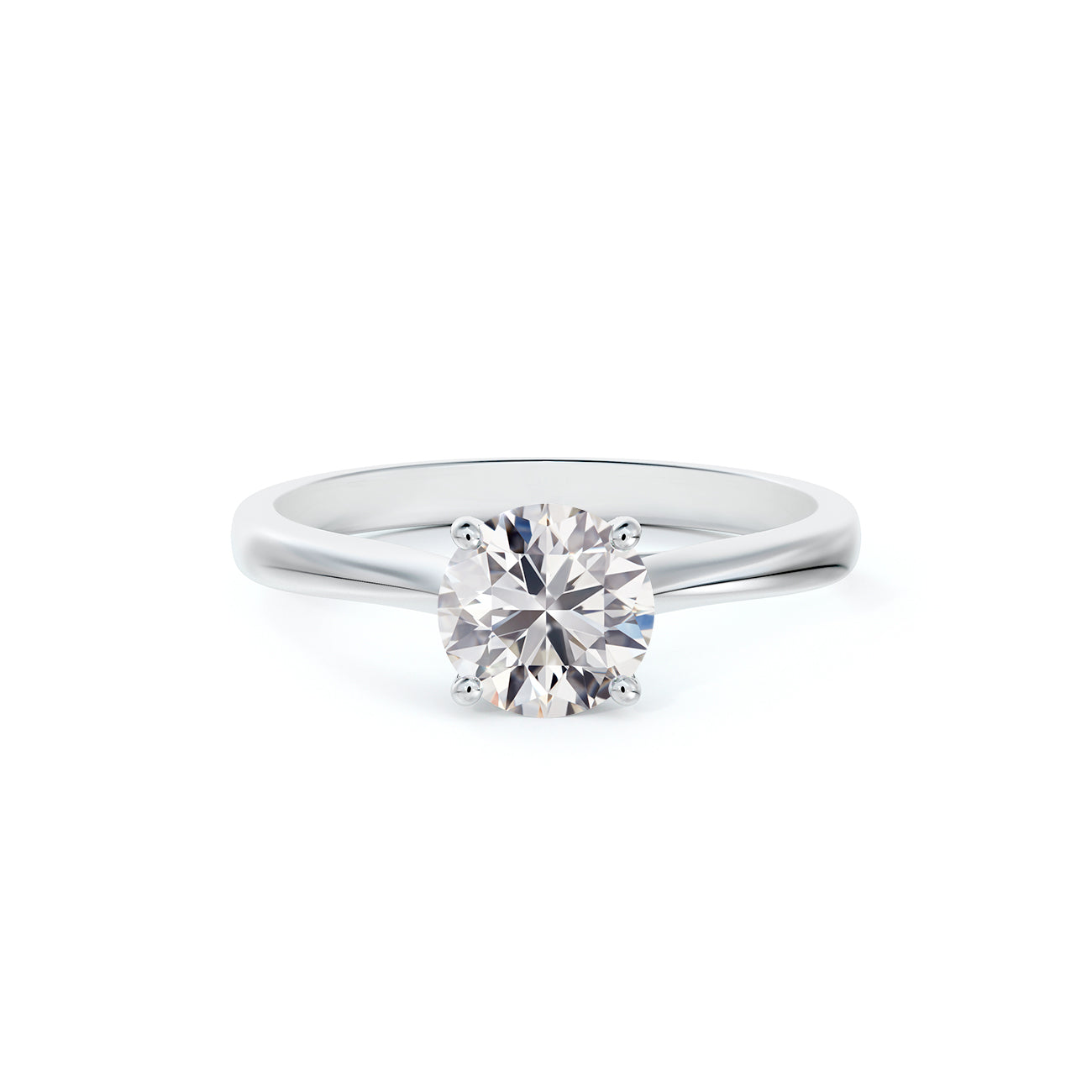 Forevermark Portfolio Basket Solitaire Engagement Ring