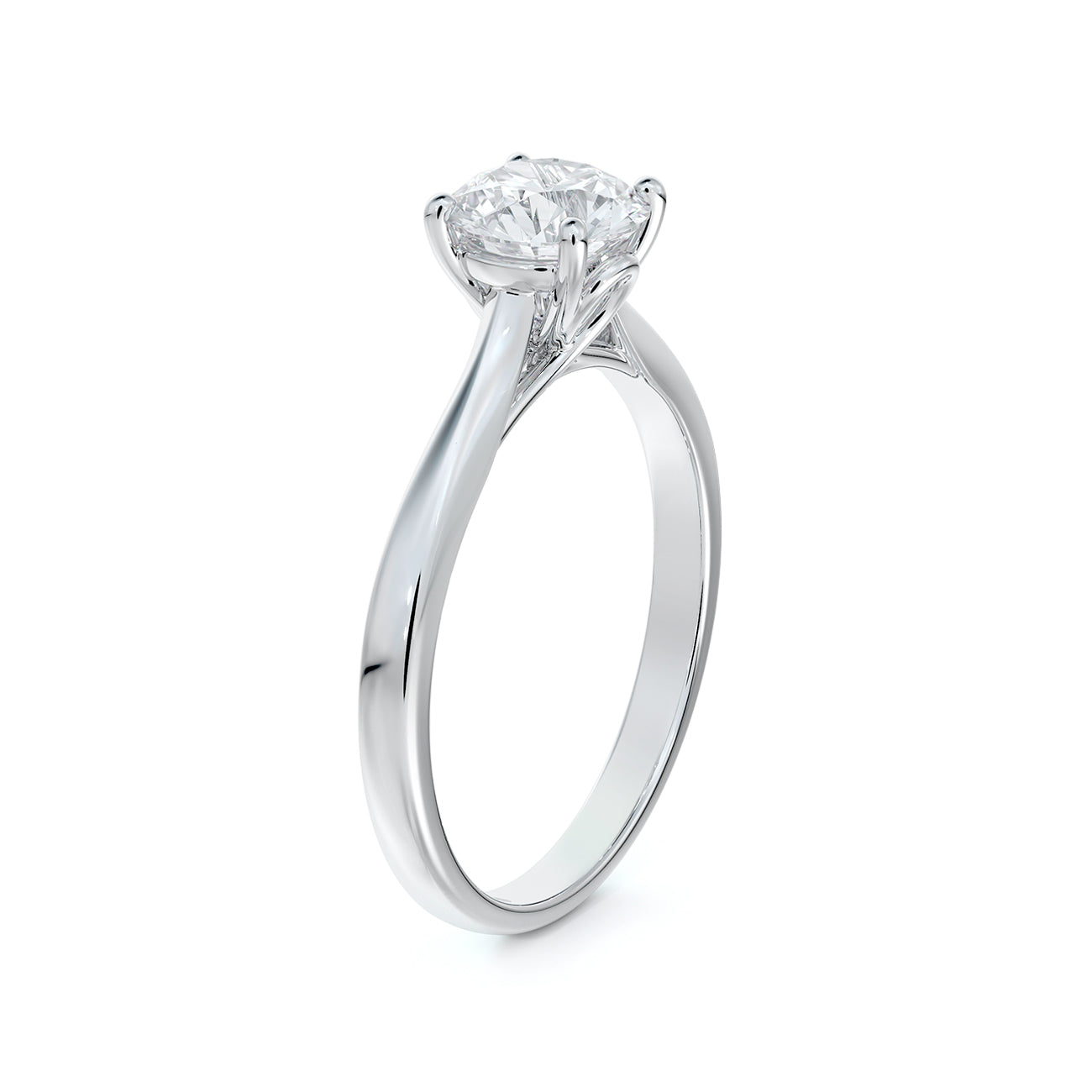 Forevermark Portfolio Basket Solitaire Engagement Ring