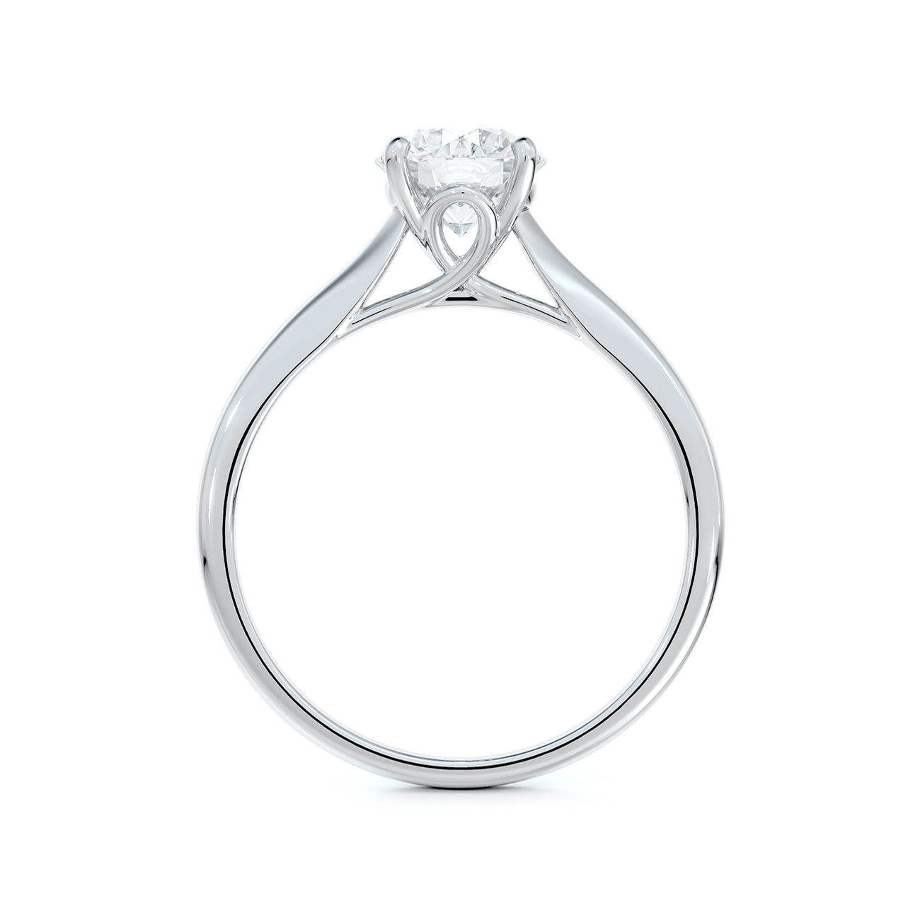 Forevermark Portfolio Basket Solitaire Engagement Ring
