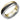 Bleu Royale White Yellow Black Ceramic 7mm Wedding Band