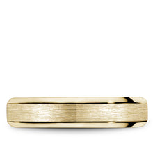 Bleu Royale Yellow Gold Satin Brushed 5mm Wedding Band