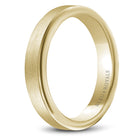 Bleu Royale Yellow Gold Satin Brushed 5mm Wedding Band